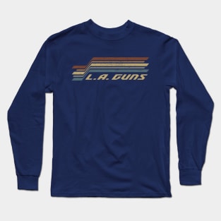 L.A. Guns Stripes Long Sleeve T-Shirt